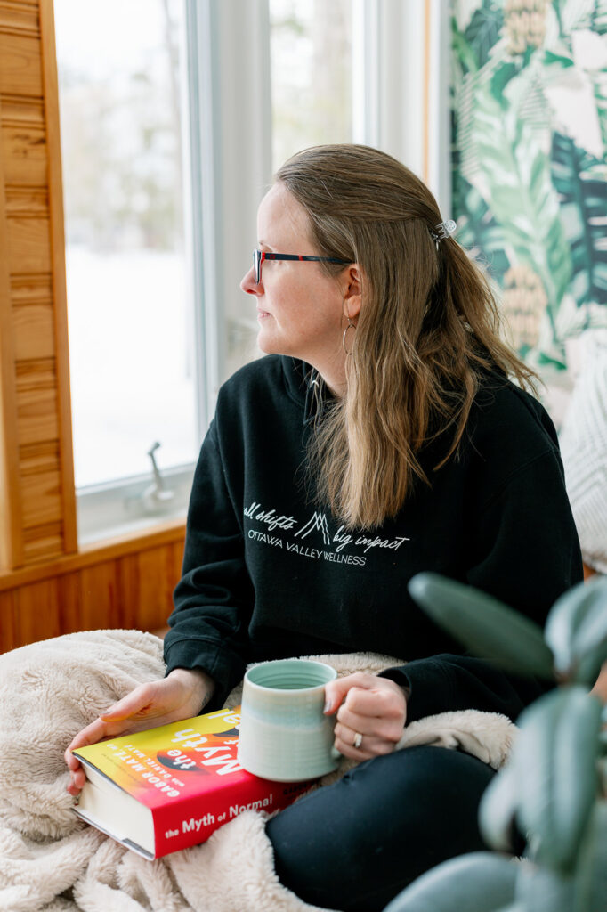 Calming landscape with gentle hues, reflecting the newsletter's purpose to help readers slow down and find stillness.